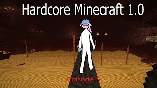 TRAVERSING THE NETHER  Hardcore Minecraft 10 Episode 5 [upl. by Shull]