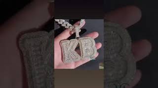 Moissanite Diamond Iced Out Customized Hip Hop Pendant jewelry diamond shorts viralshort fyp [upl. by Aruat]