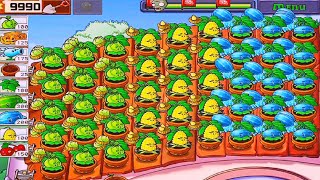 Plants Vs Zombies  Adventure Roof  Level 78 Gameplay Full HD 1080p 60fps [upl. by Yolane551]