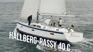 HallbergRassy 40 C  TEST SAILING and GUIDED WALKTHROUGH [upl. by Knudson]