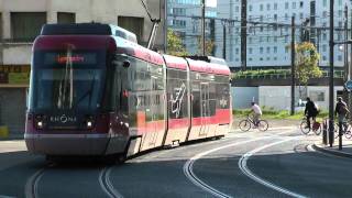 Airport shuttle tramtrain Lyon [upl. by Hoopes353]