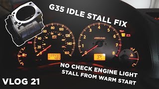 Fixing The Low RPM Idle Stall On My G35 Vlog 21 [upl. by Dietz]