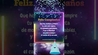 🎀Deseos de feliz cumpleaños para dedicar🎁Frases con mensajes bonitos shortsvideo cumpleañosfeliz [upl. by Buchanan]