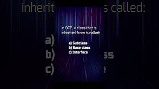 Base Class in Inheritance objectorientedprogramming programminglanguage coding oop [upl. by Htevi301]