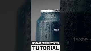 tutorial preview condensation droplets using C4Ds new particle system [upl. by Enelehcim]