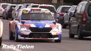 Rallye du Condroz 2022  Regroup Service amp Road Section Liaison  Rally car slow driving  Full HD [upl. by Ihtac90]