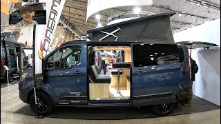 Dreamer Cap Land select Trail 4x4 RV Camper Van Rapido Ford Transit CMT walkaround  interior V1791 [upl. by Birdella]