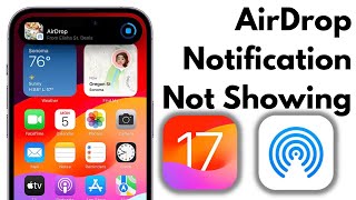 How To Fix AirDrop Notifications Not Showing in iOS 17 on iPhone [upl. by Leonard]