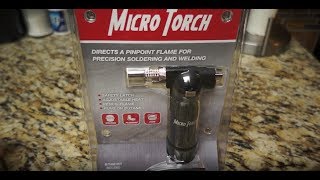 Harbor Freight Micro Torch Review [upl. by Enyamart]