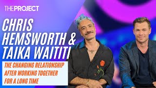 FULL INTERVIEW Chris Hemsworth amp Taika Waititi On Working Together For A Long Time On Thor [upl. by Vedette889]