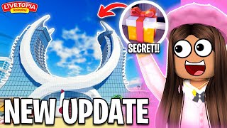 NEW KATARA TOWERS HOTEL in LIVETOPIA Roleplay ROBLOX Update 137 [upl. by Akiaki]