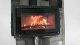 Stovax studio 1 cassette wood burning stove [upl. by Otreblanauj]