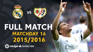 Real Madrid vs Rayo Vallecano 102 J16 20152016  FULL MATCH [upl. by Hathaway]