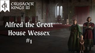 Crusader Kings 3  The Last Kingdom  Alfred the Great 1 [upl. by Navad]