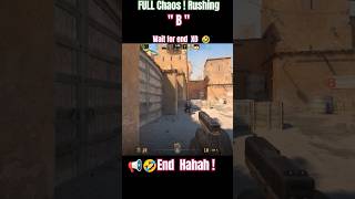 EPIC RUSH B In DUST 2 Totally chaos shortentertainmentchaoscs2gamefunfreefireapubgmobileop [upl. by Ronym344]