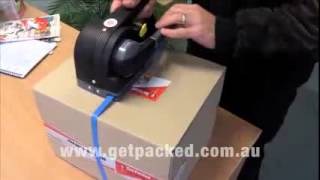 How to use a hand held Electric Strapping MachineTool  Zapak 20 from Get Packed ZP20 3ZP20 [upl. by Samira]