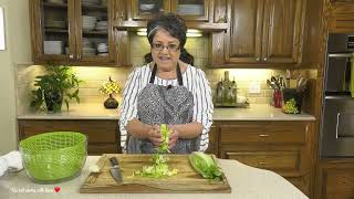 How to Cut Romaine Lettuce Beautifully Every Time  Quick and easy ❤️ [upl. by Zoes552]