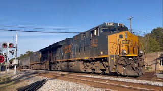 CSX Q401 Sharpsburg NC 11092024 w Dual Et44’s [upl. by Donatelli823]