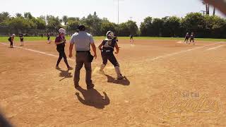 92824 SoCal Eagles Carranza vs Sierra Mustangs Majors 12u Burbank Fall 2024 Softball Game [upl. by Dunlavy]