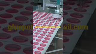 2k glue epoxy doming sticker machine [upl. by Amory748]