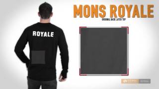 Mons Royale Original Base Layer Top  Merino Wool Long Sleeve For Men [upl. by Yanad3]