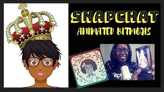 HOW TO USE ANIMATED BITMOJI AVATARS IN SNAPCHAT snapchat avatar [upl. by Hakkeber974]