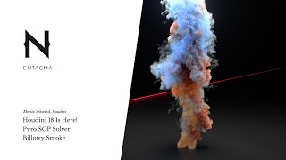 New in Houdini 18 Pyro SOP Solver  Setting up Billowy Smoke [upl. by Ynttirb15]