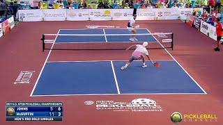 Ben Johns vs Tyson McGuffin  2021 US Open Mens Singles GOLD Highlights [upl. by Fasa]