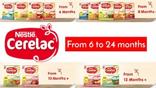 Cerelac Baby Food  From 6 to 24 months  Cerelac  Various stages [upl. by Hanser181]