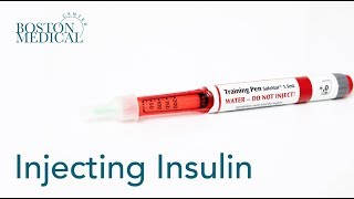 How to Inject Insulin with a Pen and Pen Needle [upl. by Etteniotna]