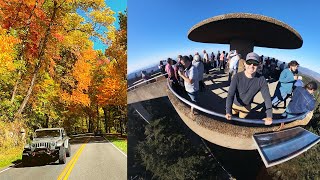 Fall Drive Through The Great Smoky Mountain National Park amp Hike To Clingmans Dome Tower [upl. by Lister]