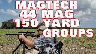 44 MAG MAGTECH 150 YARD GROUPAGEish [upl. by Penman706]