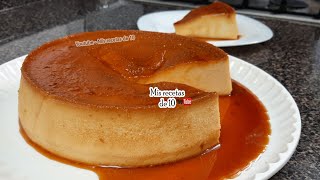 Flan Napolitano Cremoso a Baño María Casero [upl. by Arorua38]