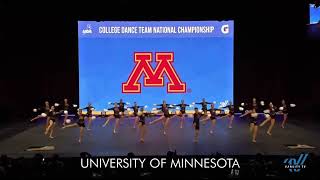 University of Minnesota Dance Team 2024 Pom Finals UDA College Dance Team Nationals 1st Place [upl. by Kong]