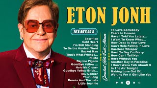 Elton John Greatest Hits Full Album 2024  The Best Of Elton John 2024 [upl. by Enilrad]