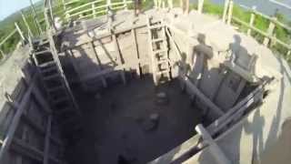 Floating in the Mud Volcano at El Totumo Colombia [upl. by Aesoh]