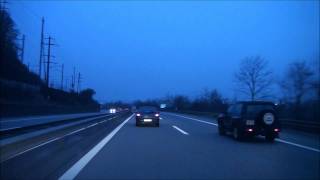 From Wettingen AG to Mutenz BL  Autobahn A1 A3  Schweiz  022010 1080p HD [upl. by Esther440]