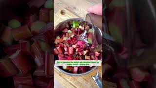 How To Make Mary Berry Rhubarb Crumble Recipe [upl. by Bellew182]