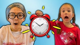 Amelia and Avelina have a time rewind adventure with a magic clock [upl. by Ut437]