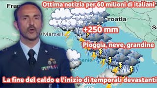 METEO  linverno sta arrivando Segnatevi questa data Preparate bombe ad acqua e grandine🥶🌨️🌧️ [upl. by Otrevlig566]