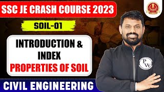 SSC JE 2023  Soil Mechanics  Introduction Of Soil amp Index Properties Of Soil  Civil Engineering [upl. by Legim]