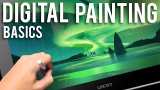 Digital Painting Basics  Simple Forms to Complex Paintings [upl. by Ninaj95]