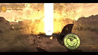 Killing president Kimball with HELIOS One weapon  fallout new vegas [upl. by Onitrof232]