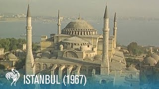 A Travel Guide to Istanbul in the Sixties The Mystery City of Mosques 1967  British Pathé [upl. by Anasus]