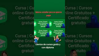 Los Mejores Cursos Gratuitos Con Diploma 2024 [upl. by Anawak]