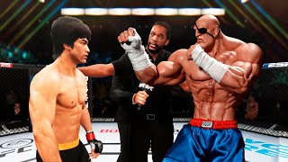 PS5  Bruce Lee vs Sagat Street Fighter  EA Sports UFC 4 [upl. by Renado]