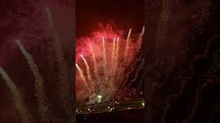 FIREWORKS IN LUDWIGSHAFEN AM RHEIN  WEINACHTSMARKT  GERMANY 🇩🇪 shorts [upl. by Eitra]