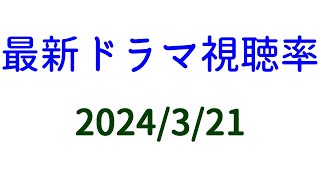 婚活 最低視聴率で終了！マルス 低視聴率だったようです！2024年3月21日付☆ドラマ視聴率速報！ [upl. by Ezara]