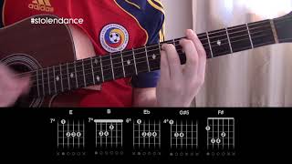 Stolen Dance  Milky Chance  Guitar Lesson Tab Tutorial  How To Play [upl. by Nnair]