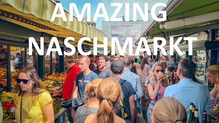 Vienna Naschmarkt Walking Tour most POPULAR Market in Vienna 2024  4K HDR [upl. by Sudbury]